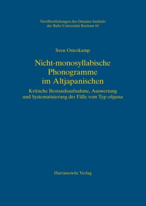 Nicht-monosyllabische Phonogramme im Altjapanischen