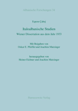 Italoalbanische Studien