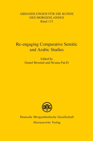 Re-engaging Comparative Semitic and Arabic Studies