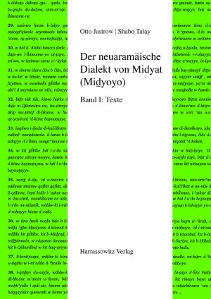 Der neuaramäische Dialekt von Midyat (Miḏyoyo)