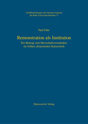 Remonstration als Institution