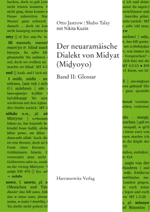 Der neuaramäische Dialekt von Midyat (Miḏyoyo)